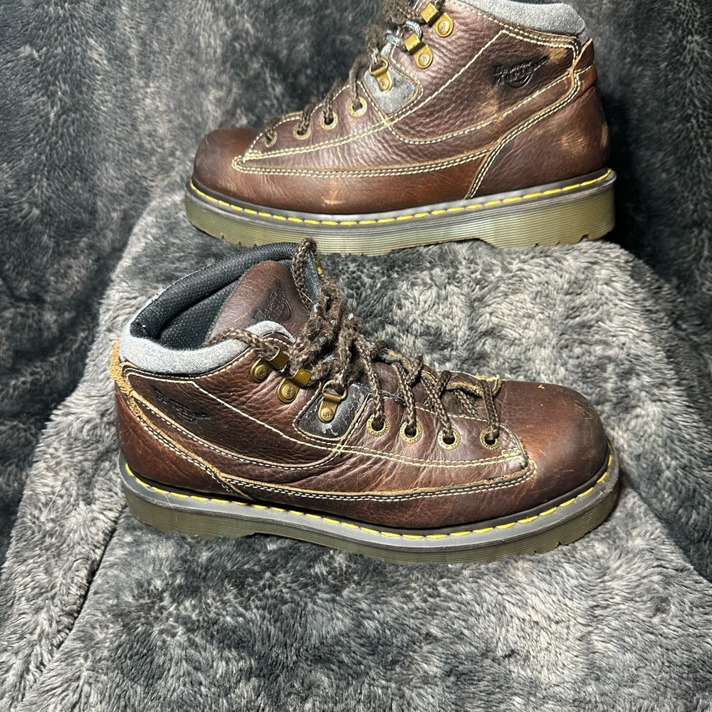 Dr. Martens Dark Brown Leather Boots